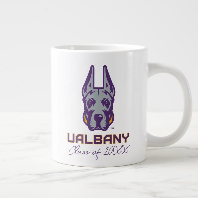 Caneca De Café Grande Universidade de Albany Great Danes (Direita)