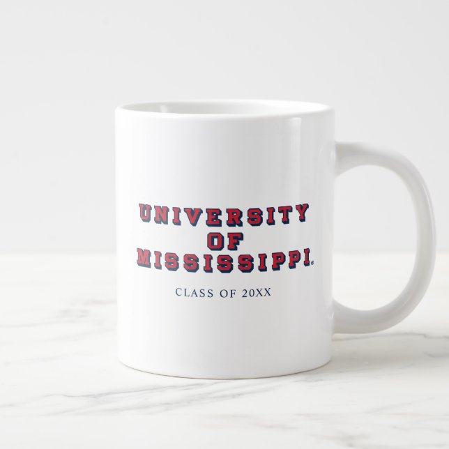 Caneca De Café Grande Universidade do Mississippi | Tipo de bloco (Direita)