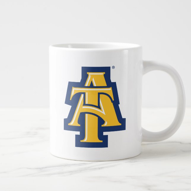 Caneca De Café Grande Universidade Estadual da Carolina do Norte A&T | L (Direita)