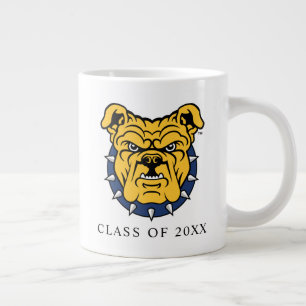 Caneca De Café Grande Universidade Estadual da NCA&T Rosto de Buldogue