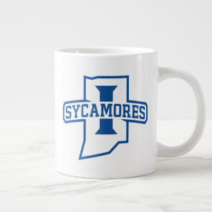 Caneca De Café Grande Universidade Estadual de Indiana Sycamores