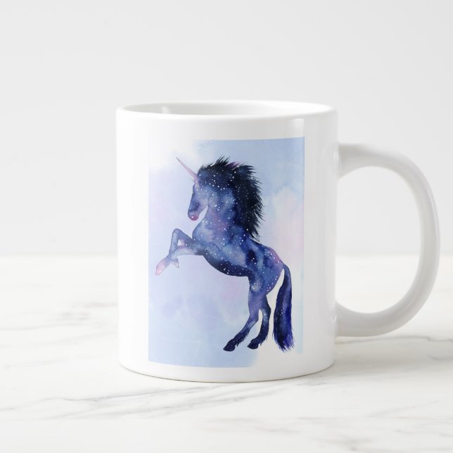Caneca De Café Grande Universo Unicórnio - Cósmico (Direita)