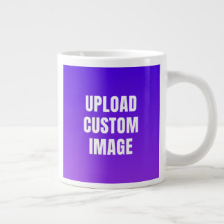 Caneca De Café Grande Upload 2 Custom Image - Add Your Own To Print On A