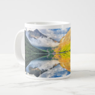 Caneca De Café Grande Upper Two Medicine Lake no Sunrise