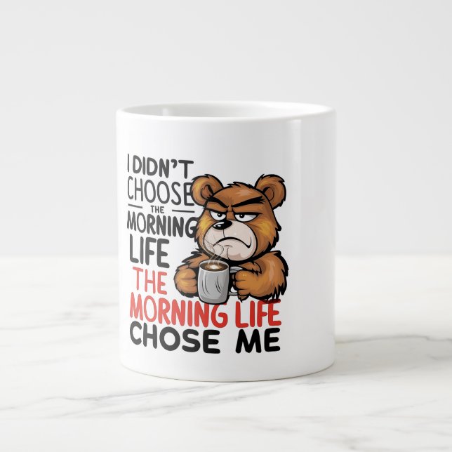 Caneca De Café Grande Urso de Cartoons Grumpy (Frente)