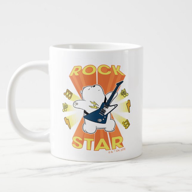 Caneca De Café Grande Urso de Gelo - Estrela de Rock (Esquerda)