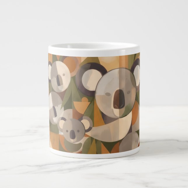 Caneca De Café Grande Urso Koala (Frente)