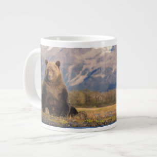 Caneca De Café Grande urso pardo, Ursus arctos, urso cinzento, Ursus