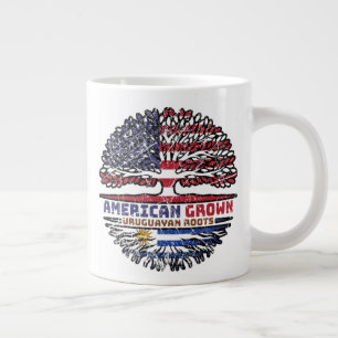 Caneca De Café Grande Uruguai, Estados Unidos da América, EUA e EUA