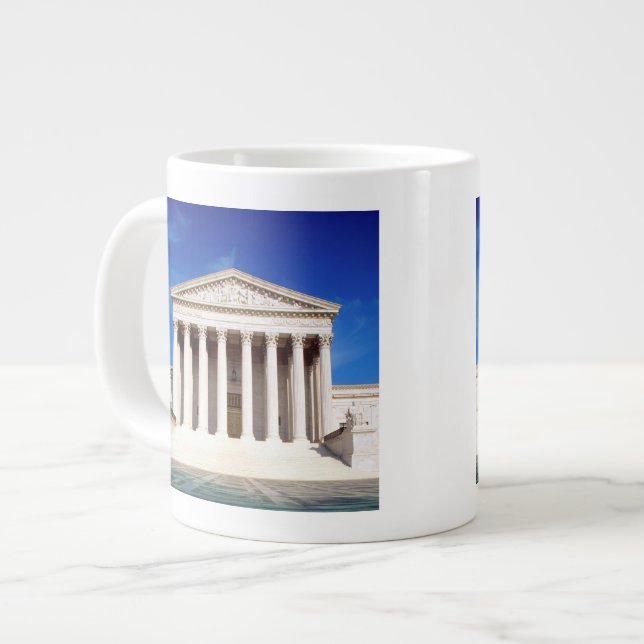 Caneca De Café Grande US Supreme Court Building, Washington DC, EUA (Frente Esquerda)