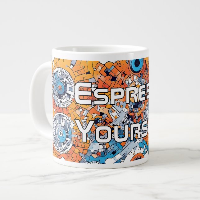 Caneca De Café Grande V-Pulse 2 Cama Especialmente (Frente Esquerda)