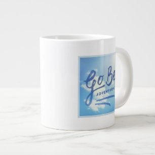 Caneca De Café Grande Vá Ser um Céu Aventurado