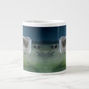 Caneca De Café Grande Vaca fantasma