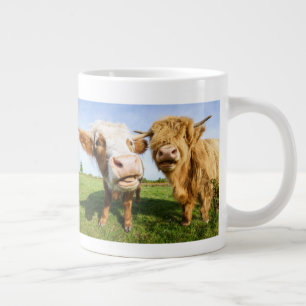 Caneca De Café Grande Vacas Terrenas Funerárias