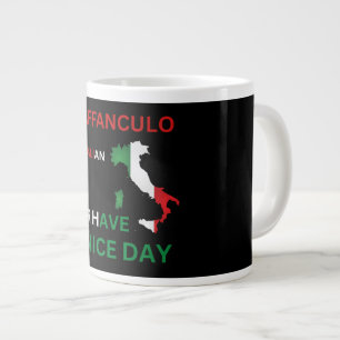 Caneca De Café Grande Vaffanculo: O Último Canhão de Atitude Italiano