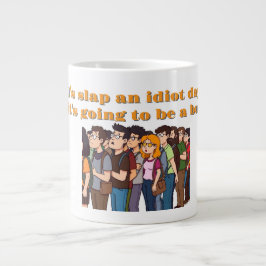 Caneca De Café Grande "Vai ser um dia ocupado" - Engraçado