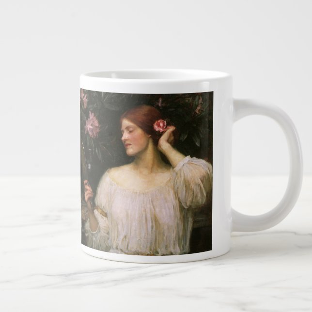 Caneca De Café Grande Vaidade por John William Waterhouse (Direita)
