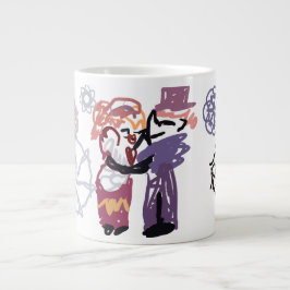 Caneca De Café Grande Valentine joy