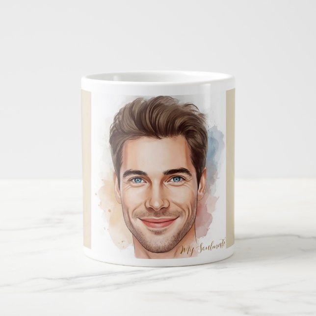 Caneca De Café Grande Valentine, You have the Ability to Make me feel (Frente)
