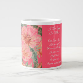 Caneca De Café Grande Valentines Day, I Love You So Much, Love Poem,