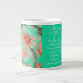 Caneca De Café Grande Valentines Day, I Love You So Much, Love Poem