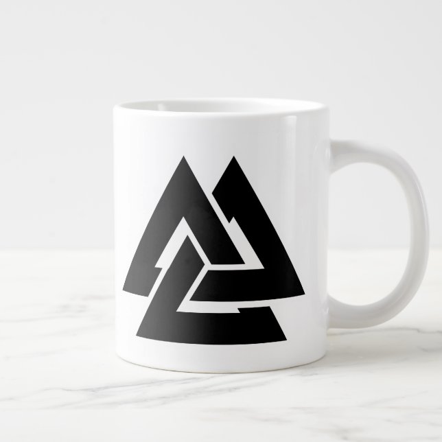 Caneca De Café Grande  Valknut (Direita)