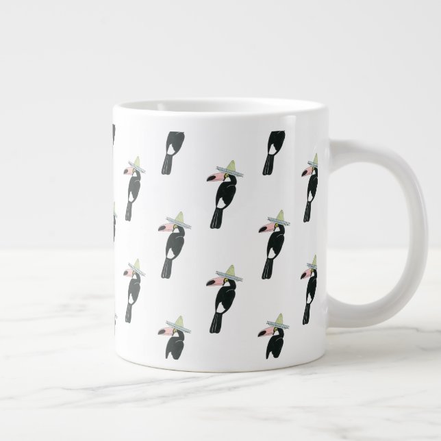 Caneca De Café Grande Vamos Taco Sobre Amor | Toucan Sombrero (Direita)