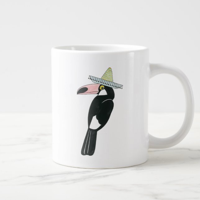 Caneca De Café Grande Vamos Taco Sobre Amor | Toucan Sombrero (Direita)