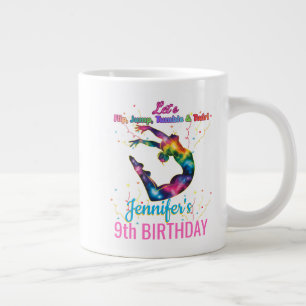 Caneca De Café Grande Vamos Virar, Saltar, Dar Cambalhotas e Rodopiar Ga