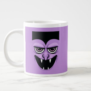 Caneca De Café Grande Vampiro de Halloween