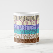 Vape Na Tipografia Tan Turquoise
