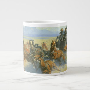 Caneca De Café Grande Vaqueiro Antigo, Derrubando o Líder Noturno, Remin