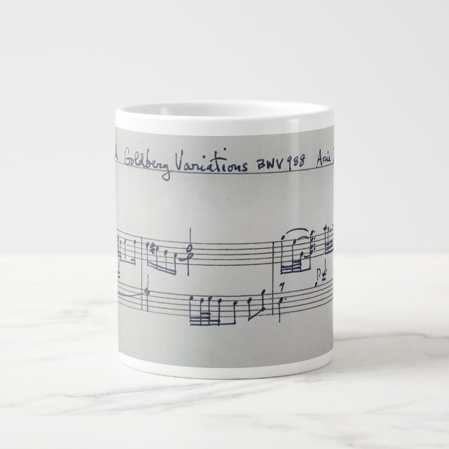 Caneca De Café Grande Variações Goldberg (Frente)