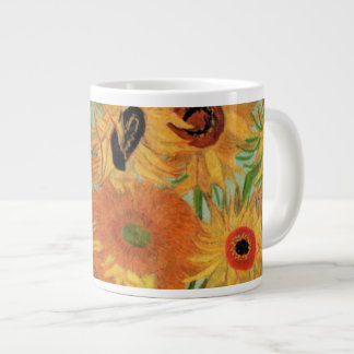 Caneca De Café Grande Vase com doze girassóis por Vincent van Gogh