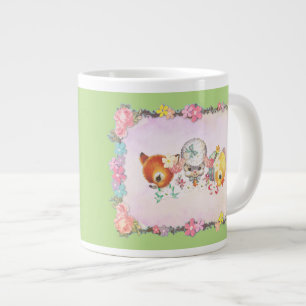 Caneca De Café Grande veado, pato, cordeiro Jumbo Mug
