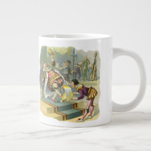 Caneca De Café Grande Velha Rima Infantil Poema Canção Old King Cole Vin