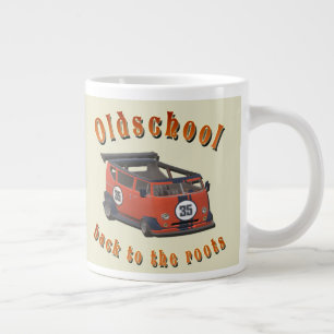 Caneca De Café Grande Velocidade da velha escola - ​ de volta às raízes!