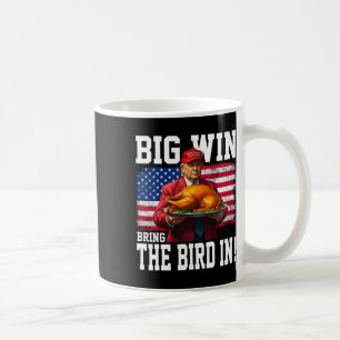 Caneca De Café Grande Vencida Traga O Pássaro No Tremor Engraçado
