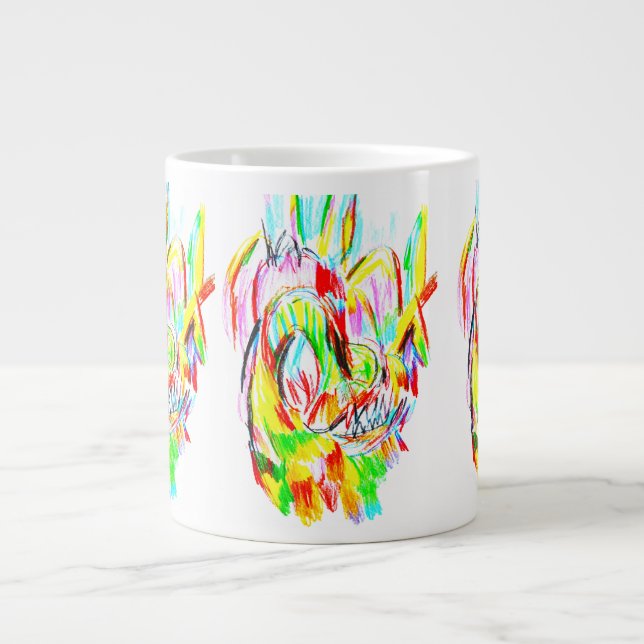 Caneca De Café Grande Verão Trex  (Frente)
