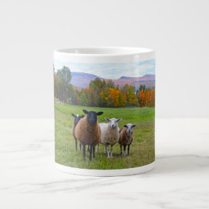 Caneca De Café Grande Vermont Sheep no outono