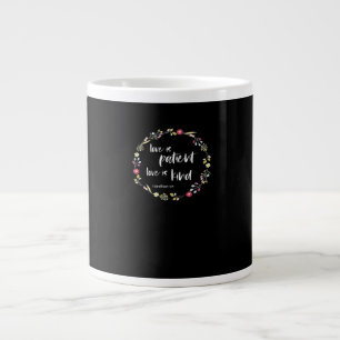 Caneca De Café Grande Versículo da Bíblia Cristã O Amor é Paciente O Amo