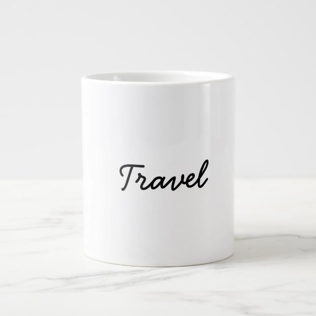 Caneca De Café Grande Viagem Jumbo Mug (Frente)