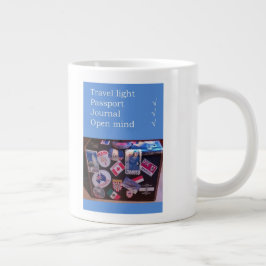 Caneca De Café Grande Viagem Light-Quote © Peggy Kopman-Owens