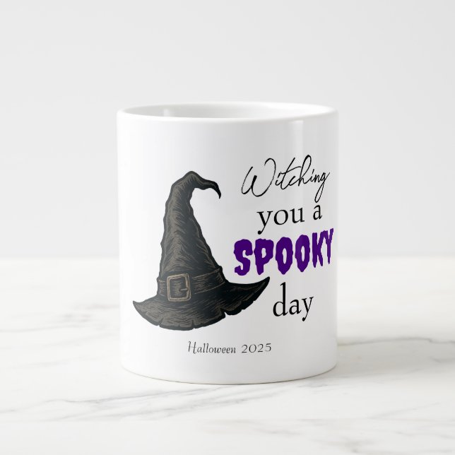 Caneca De Café Grande Víblias Testemunhas - Spooky & Na moda | (Frente)