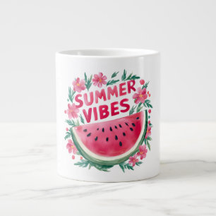 Caneca De Café Grande Vibrações de Verão