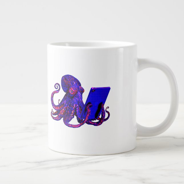 Caneca De Café Grande Vício de Internet (Direita)