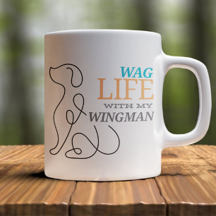 Caneca De Café Grande Vida amorosa com o dono do cão