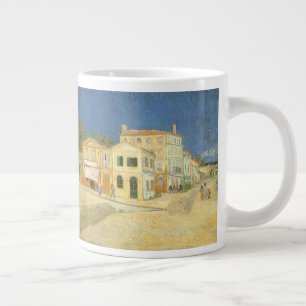 Caneca De Café Grande Vincent van Gogh - A Casa Amarela (A Rua)