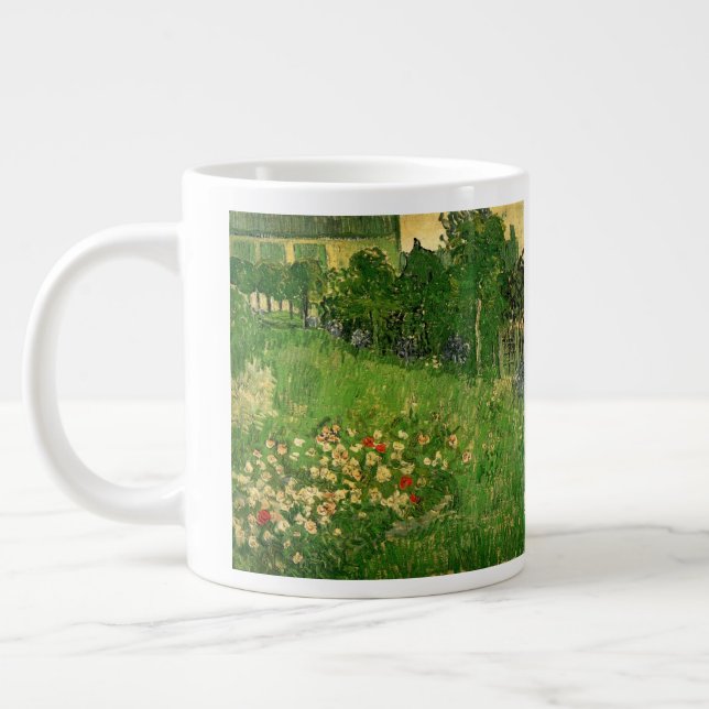 Caneca De Café Grande Vincent van Gogh - Jardim de Daubigny (Esquerda)