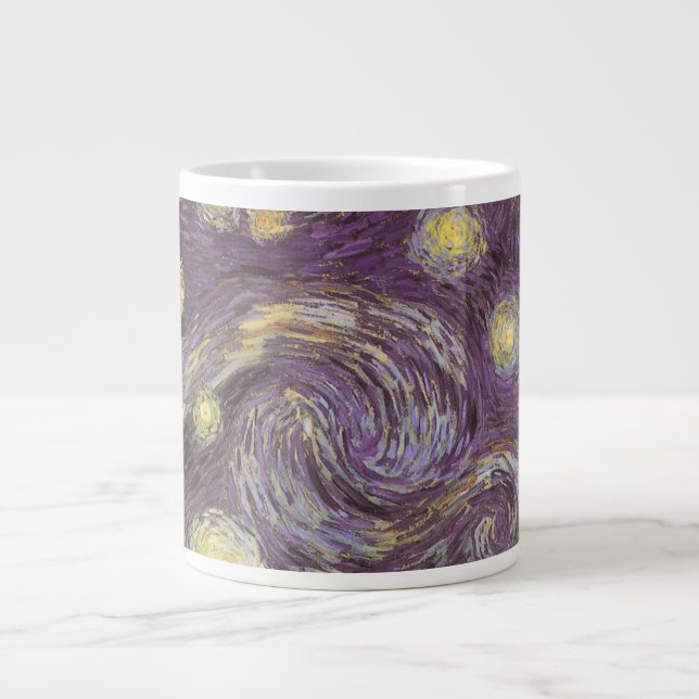 Caneca De Café Grande Vincent van Gogh - Noite Estrelada (Frente)